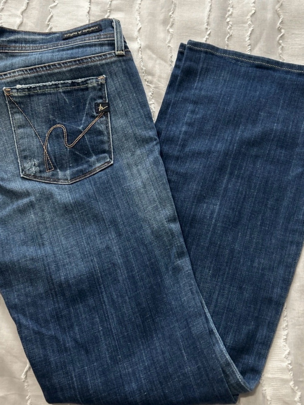 Citizens Of Humanity Women's Blue Bootcut Jeans 28 inseam 29.5